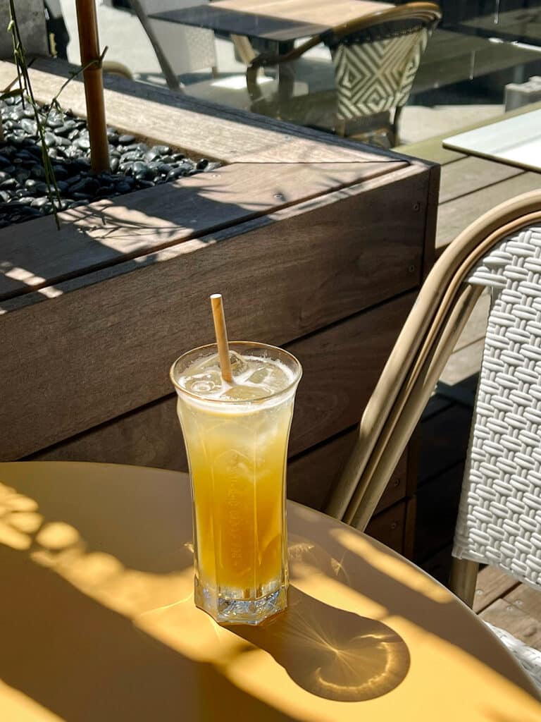 Cocktail au soleil sur la terrasse — La Baleine Lorient